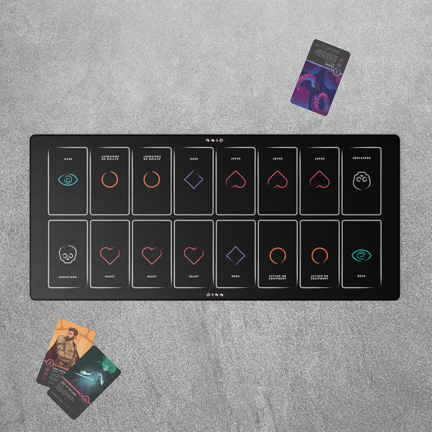 Stitched Edge Playmat